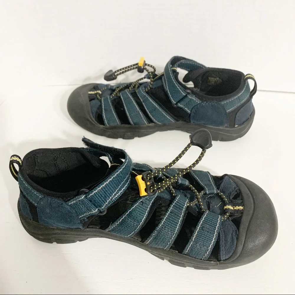 Keen 9212 CS 1009 Newport Suede and Nylon Slip-on Waterproof Shoes Rubber Sole